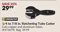 Princess Auto Ratcheting Tube Cutter offer