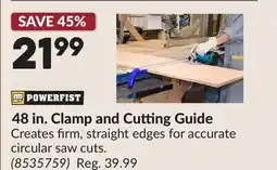 Princess Auto 48 in. Clamp and Cutting Guide offer