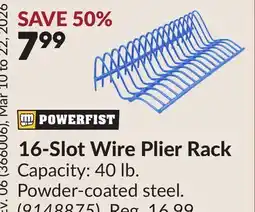 Princess Auto 16-Slot Wire Plier Rack offer