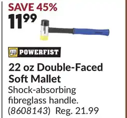 Princess Auto 22 oz Double-Faced Soft Mallet offer