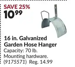 Princess Auto 16 in. Galvanized Garden Hose Hanger offer