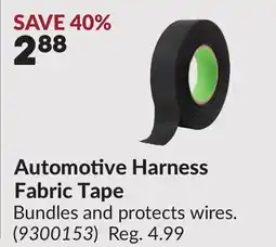 Princess Auto Automotive Harness Fabric Tape offer