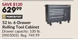 Princess Auto Rolling Tool Cabinet offer