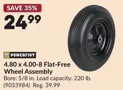 Princess Auto 4.80 x 4.00-8 Flat-Free Wheel Assembly offer