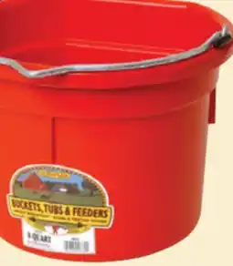 Princess Auto 8 qt. Red Flat-Back Plastic Buckets offer