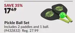 Princess Auto Pickle Ball Set offer