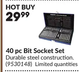 Princess Auto 40 pc Bit Socket Set offer