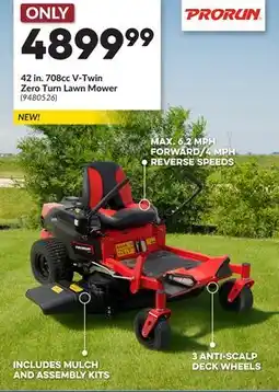 Princess Auto 42 in. 708cc V-Twin Zero Turn Lawn Mower offer