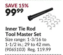 Princess Auto Inner Tie Rod Tool Master Set offer
