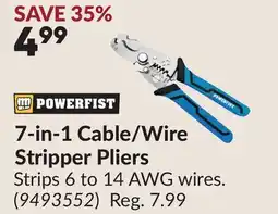 Princess Auto 7-in-1 Cable/Wire Stripper Pliers offer