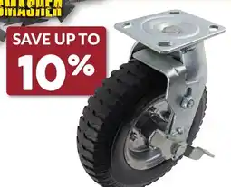 Princess Auto 8 in. Load capacity: 220 lb. Flat-Free Swivel Casters with Brake offer