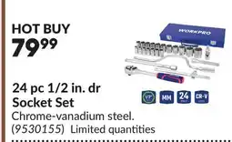 Princess Auto 24 pc 1/2 in. dr Socket Set offer