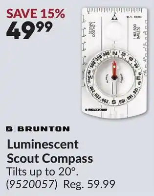 Princess Auto Luminescent Scout Compass offer