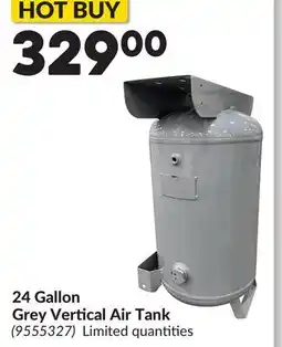 Princess Auto 24 Gallon Grey Vertical Air Tank offer
