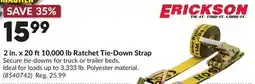 Princess Auto 2 in. x 20 ft10,000 lb Ratchet Tie-Down Strap offer