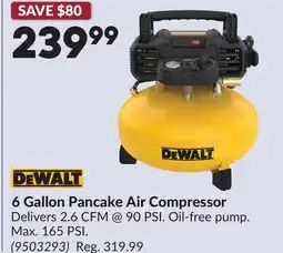 Princess Auto 6 Gallon Pancake Air Compressor offer