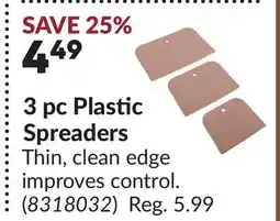 Princess Auto BONDO 3 pc Plastic Spreaders offer