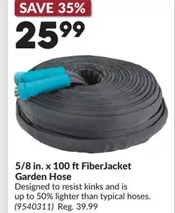Princess Auto 5/8 in. x 100 FiberJacket Garden Hose offer