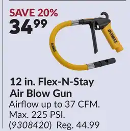 Princess Auto 12 in. Flex-N-Stay Air Blow Gun offer