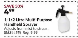 Princess Auto 1-1/2 Litre Multi-Purpose Handheld Sprayer offer