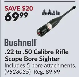 Princess Auto 22 to .50 Calibre Rifle Scope Bore Sighter offer