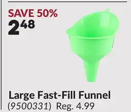 Princess Auto Large Fast-Fill Funnel offer