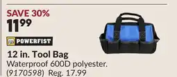 Princess Auto 12 in. Tool Bag offer