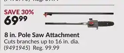 Princess Auto 8 in. Pole Saw Attachment offer
