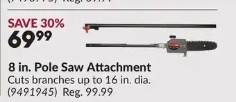 Princess Auto 8 in. Pole Saw Attachment offer