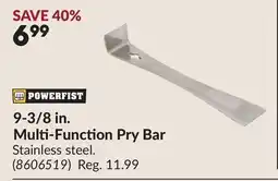 Princess Auto 9-3/8 in. Multi-Function Pry Bar offer