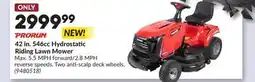 Princess Auto 42 in. 546cc Hydrostatic Riding Lawn Mower offer