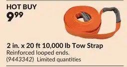 Princess Auto 2 in. x 20 ft10,000 lb Tow Strap offer