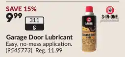 Princess Auto Garage Door Lubricant offer