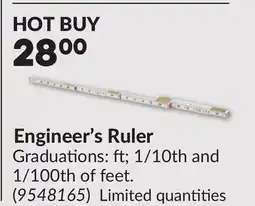 Princess Auto Engineer's Ruler offer