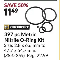 Princess Auto 397 pc Metric Nitrile O-Ring Kit offer