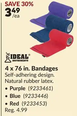 Princess Auto 4 x 76 in. Bandages offer