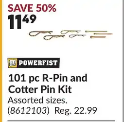 Princess Auto 101 pc R-Pin and Cotter Pin Kit offer