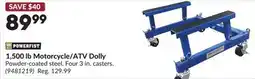 Princess Auto POWERFIST 1,500 lb Motorcycle/ATV Dolly offer