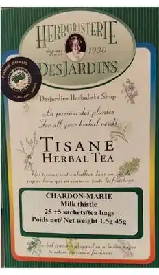Marches Tau TISANE DE CHARDON MARIE HERBORISTERIE DESJARDINS offer