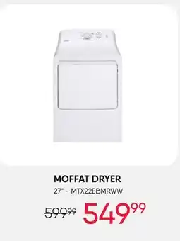 Meubles RD Dryer moffat offer