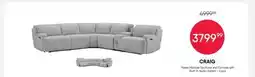 Meubles RD Craig - Power Modular Sectional and Console with Built-In Audio System - 6 pcs offer