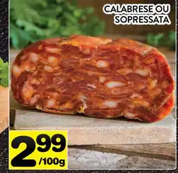 Supermarché PA CALABRESE OU SOPRESSATA offer