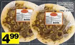 Supermarché PA PAIN AU ZAATAR ANDALOS | Bread offer