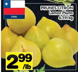 Supermarché PA PRUNES CITRON | Lemon Plums offer