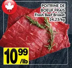 Supermarché PA POITRINE DE BOEUF FRAIS | Fresh Beef Brisket offer