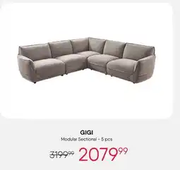 Meubles RD GIGI Modular Sectional - 5 pcs offer