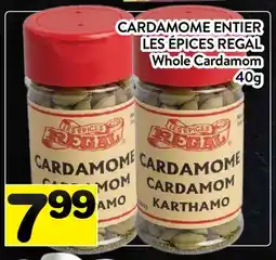 Supermarché PA CARDAMOME ENTIER LES ÉPICES REGAL | Whole Cardamom offer