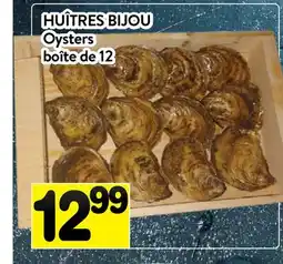 Supermarché PA HUÎTRES BIJOU | Oysters offer