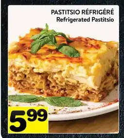 Supermarché PA PASTITSIO RÉFRIGÉRÉ | Refrigerated Pastitsio offer