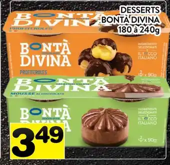 Supermarché PA DESSERTS BONTÀ DIVINA offer